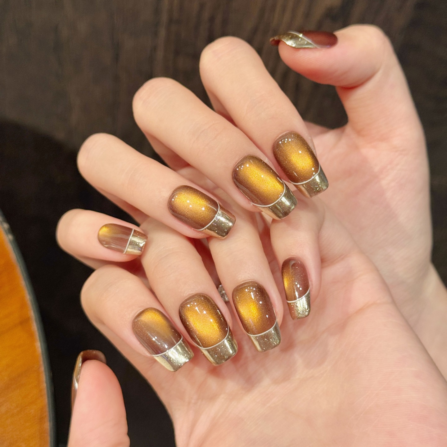 10 Pcs Luxury Hand Pressed Nai - Nail Adhesive Tab ulasan dan harga