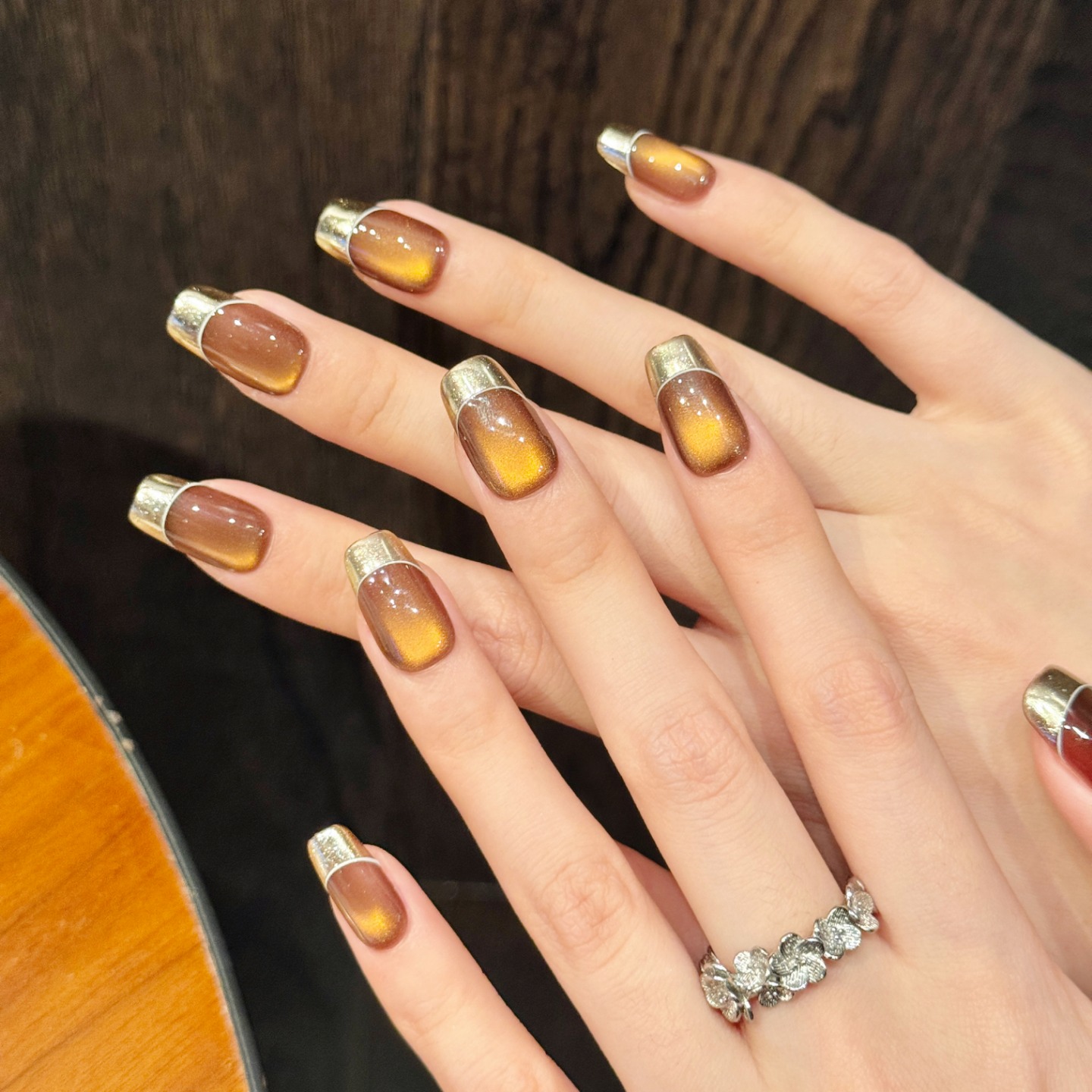 10 Pcs Luxury Hand Pressed Nai - Nail Adhesive Tab ulasan dan harga