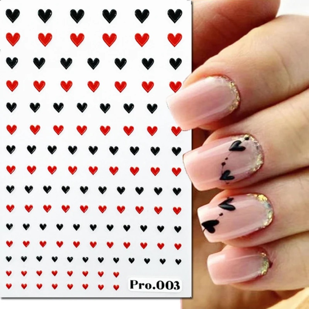 5d Embossed Nail Art Stickers  - Nail Art Valentine ulasan dan harga