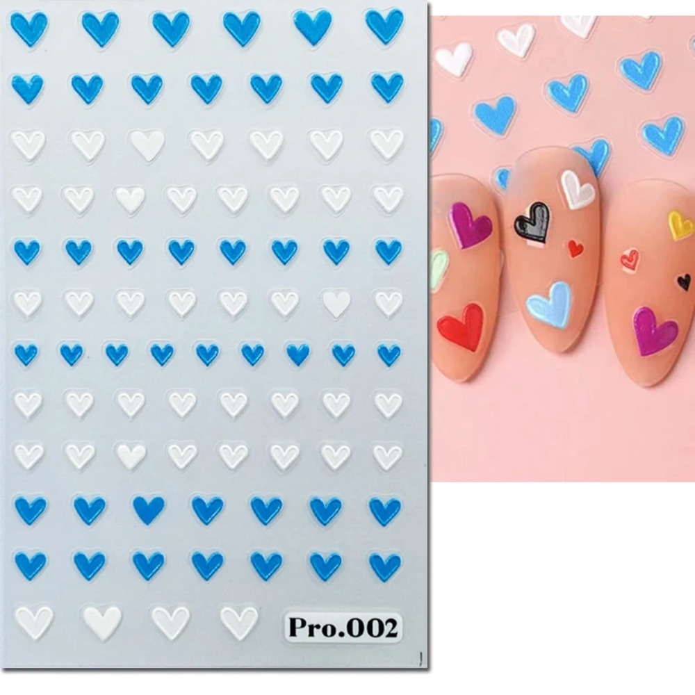 5d Embossed Nail Art Stickers  - Nail Art Valentine ulasan dan harga